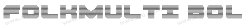 FolkMulti Bold字体转换